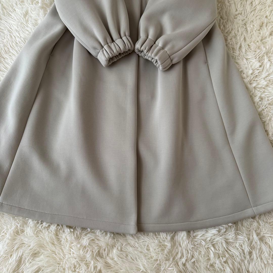 完売品✨極美品✨2024AWビアズリー ダンボールギャザーコート ロングコート