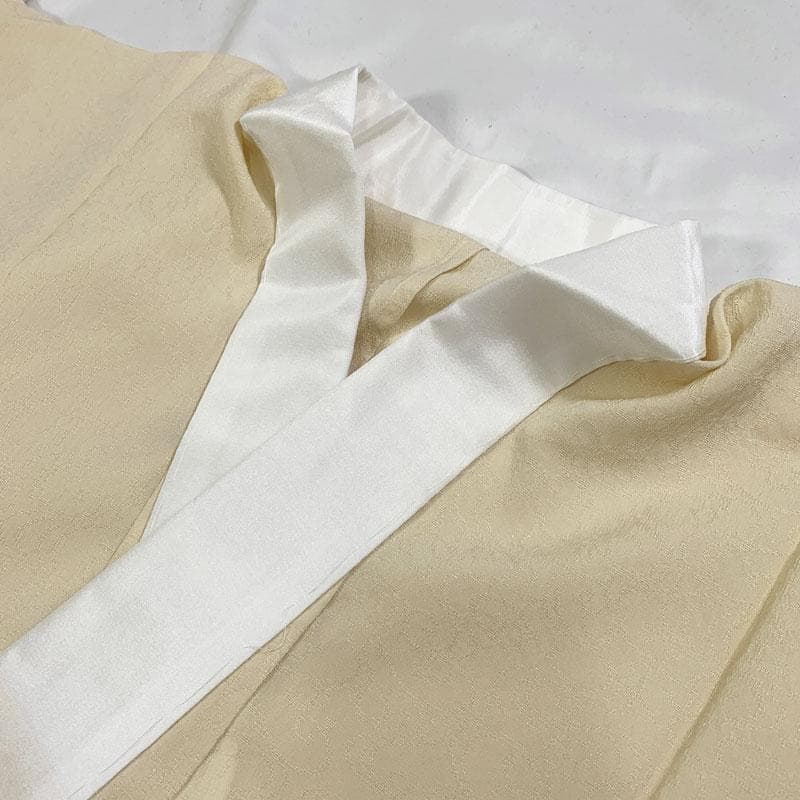 504mu89◆福の神 近藤芳弘 七色の風 単衣 長襦袢 渦巻 半衿付◆未使用