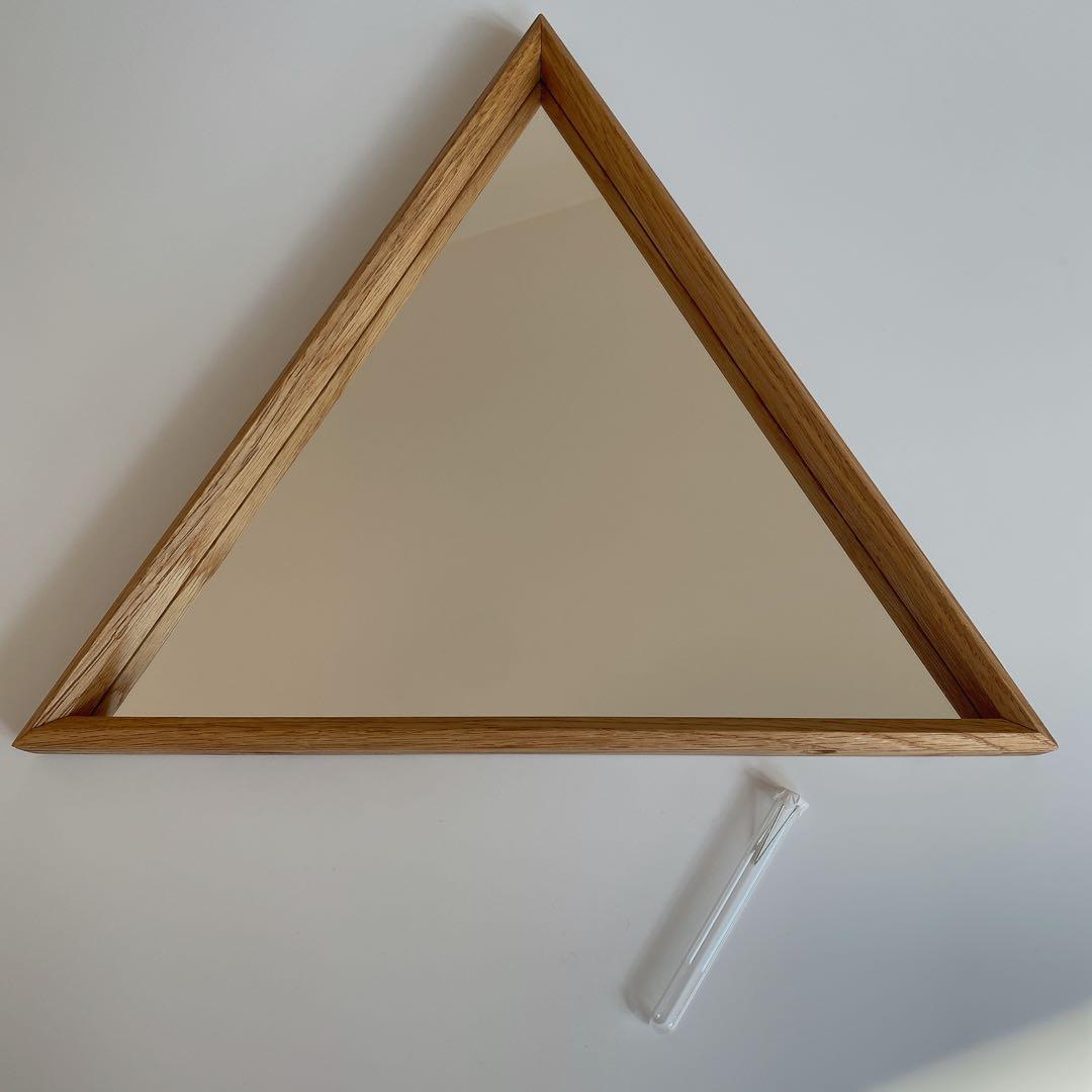 うだまさし サンカクミラーL 壁掛けサンカク