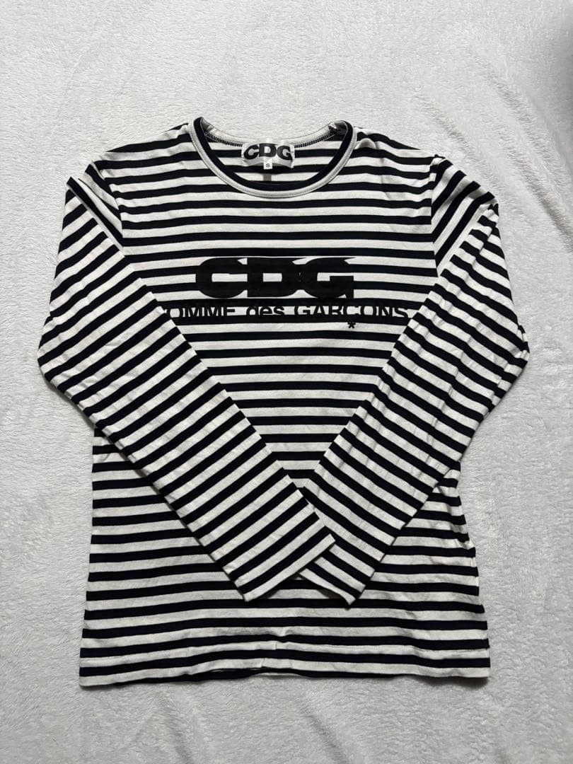 COMME des GARCONS CDG ボーダーロンT