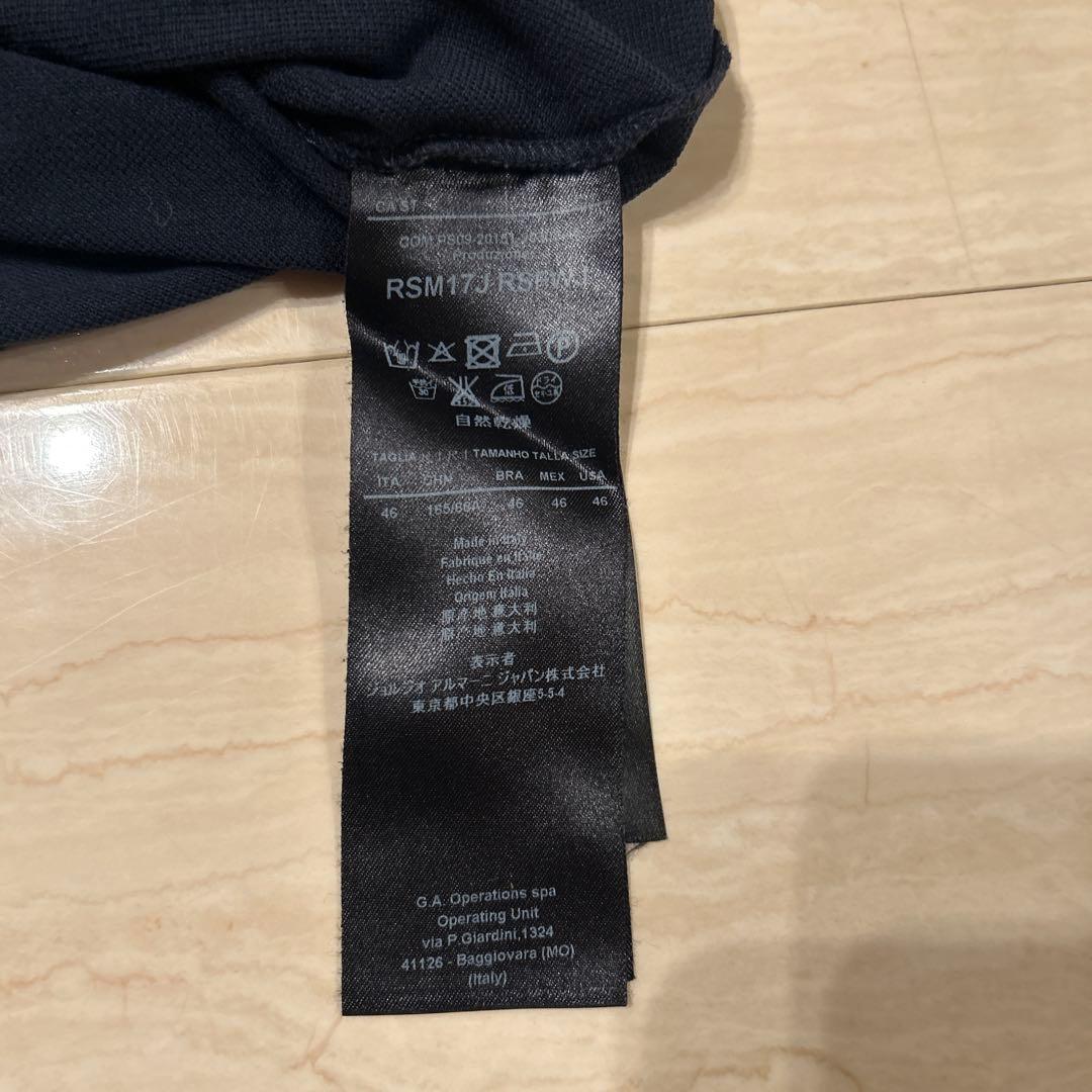 Giorgio Armani ボタン付きポロシャツ 46 ネイビー