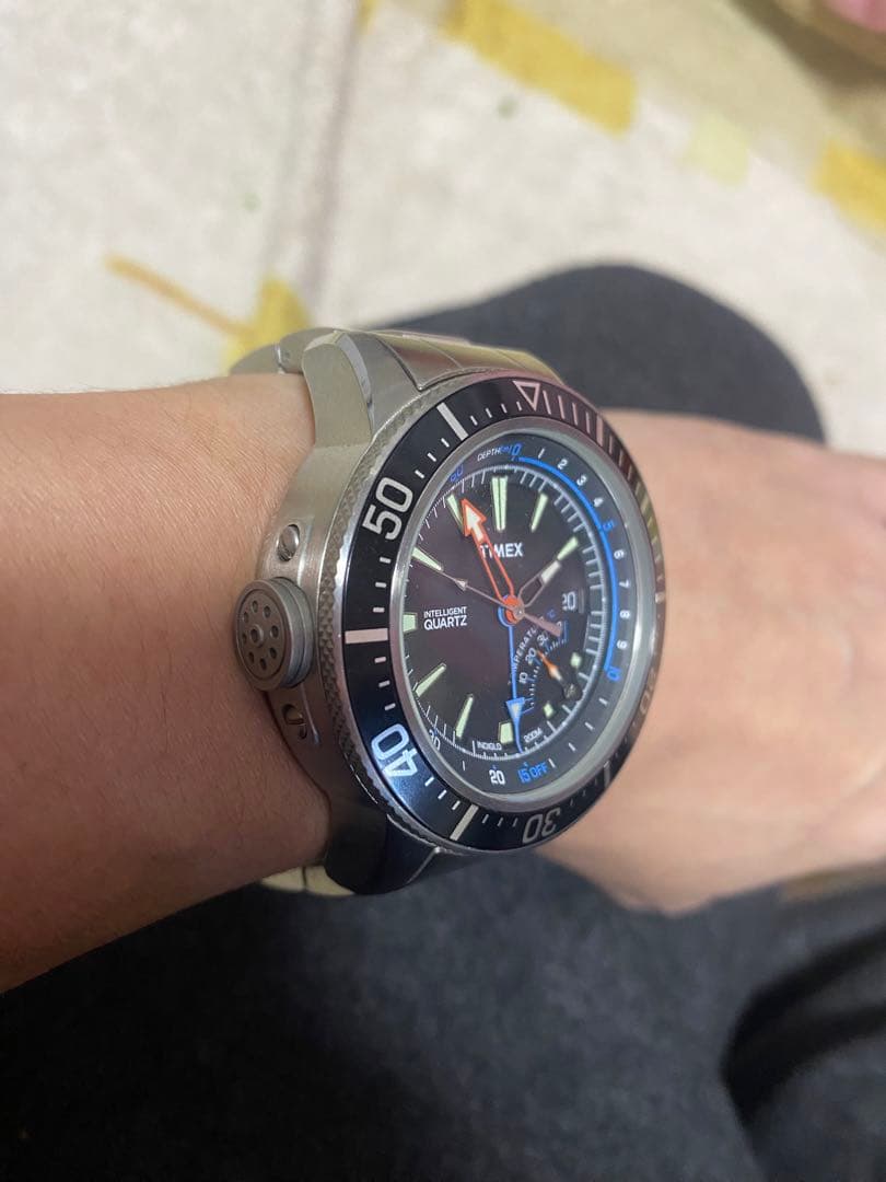 タイメックス　デカ圧ダイバー　雰囲気抜群　希少　廃盤品