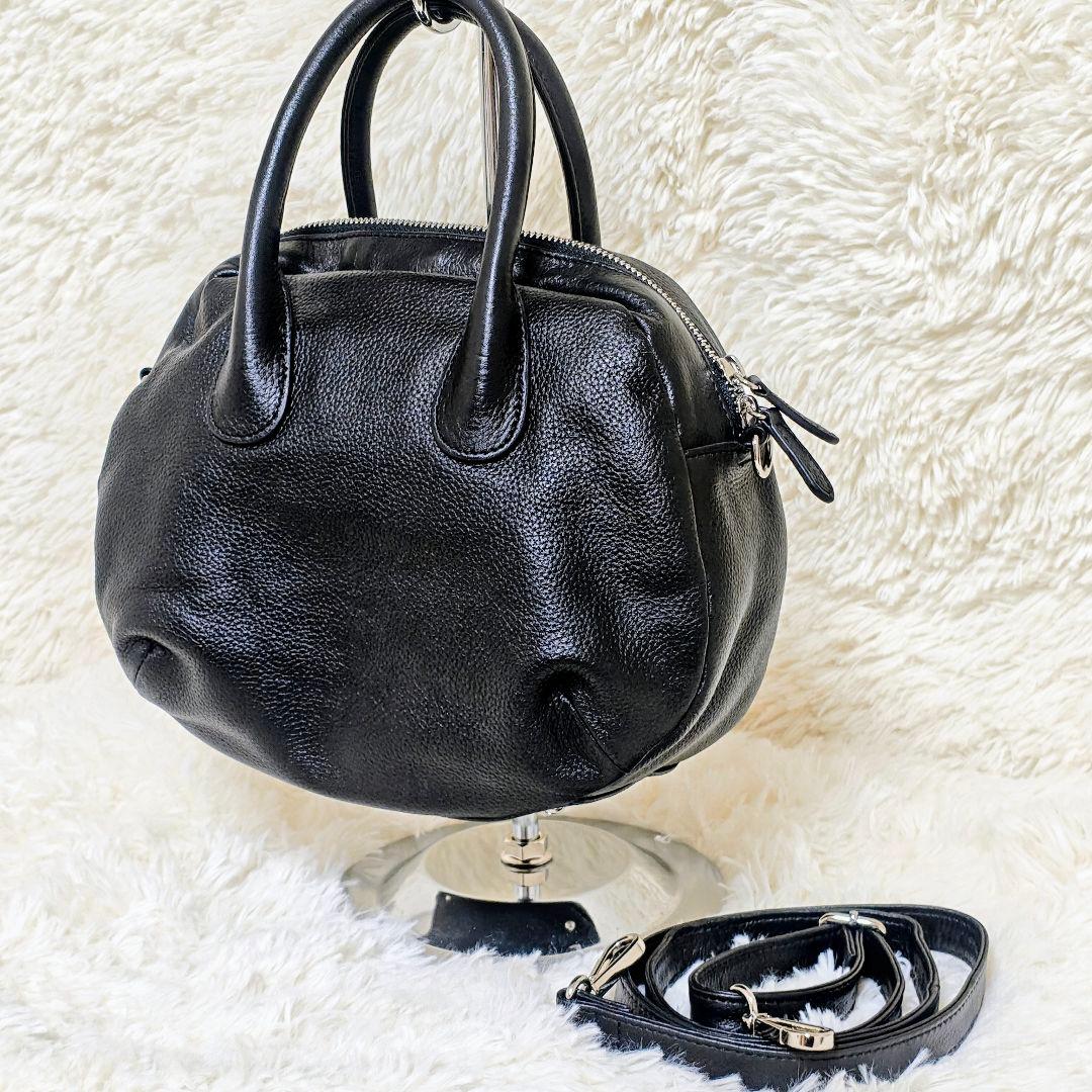 未使用級✨BEARDSLEY ビアズリー ラウンドミニボストンバッグ 2way