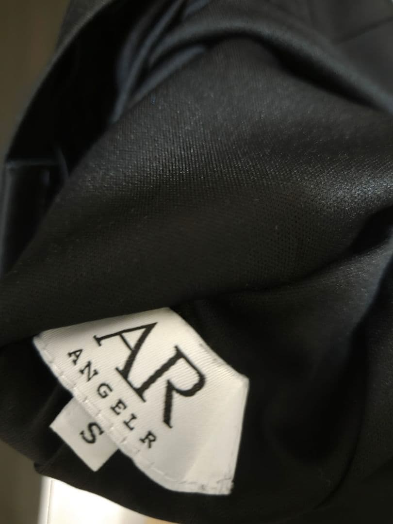 ANGELR ビーズ装飾 黒ドレス Sサイズ