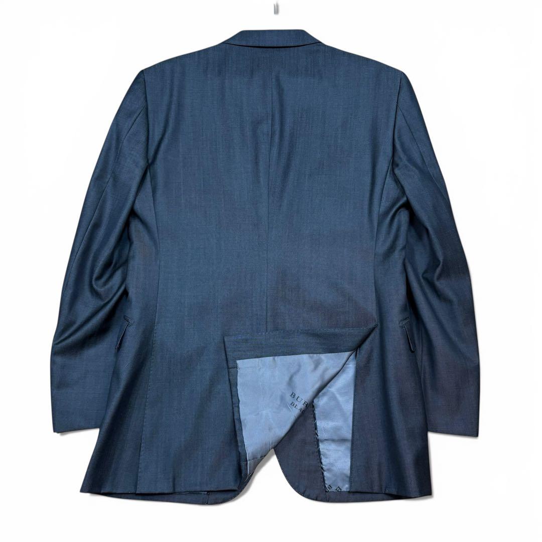 極美品 バーバリーブラックレーベル スリーピース スーツ 総裏 ロゴ総柄 38