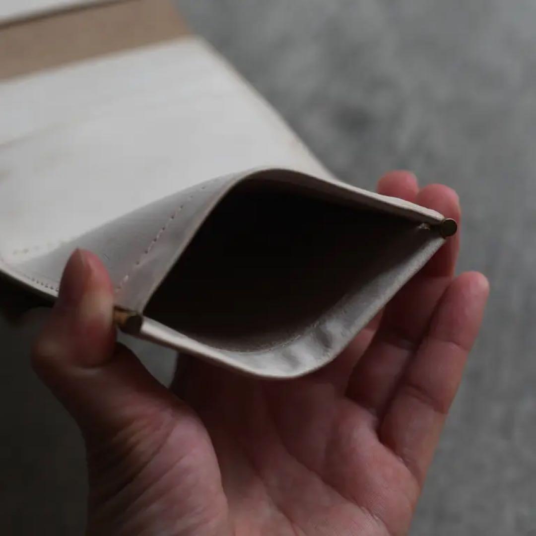 【新品】Hender Scheme clasp wallet アイボリー