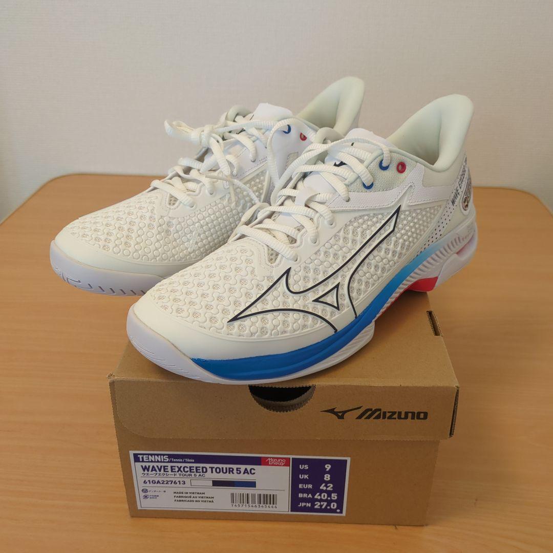 【新品・箱付】Mizuno WAVE EXCEED TOUR 5 AC 27.0