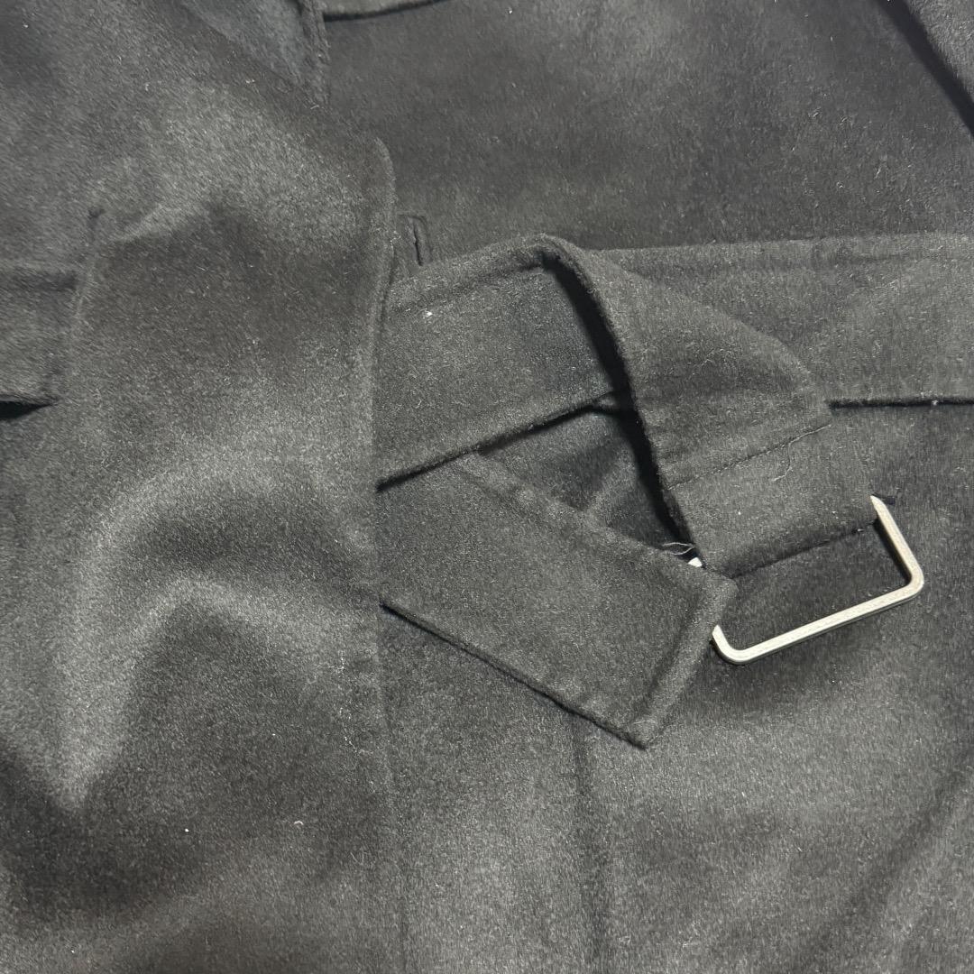 Uniqlo　＋J　カシミヤブレンド　ラップロングコート　ブラック　L