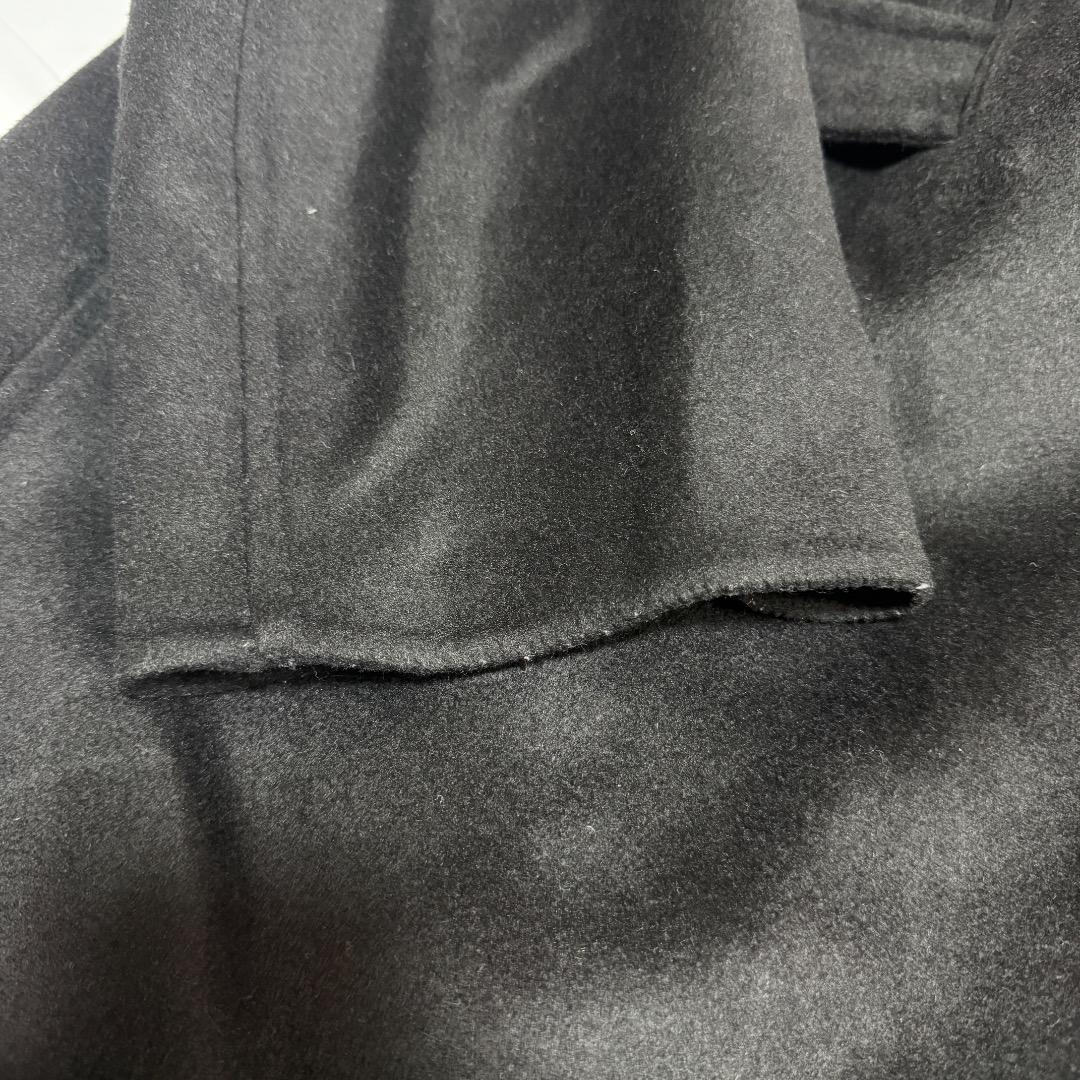 Uniqlo　＋J　カシミヤブレンド　ラップロングコート　ブラック　L