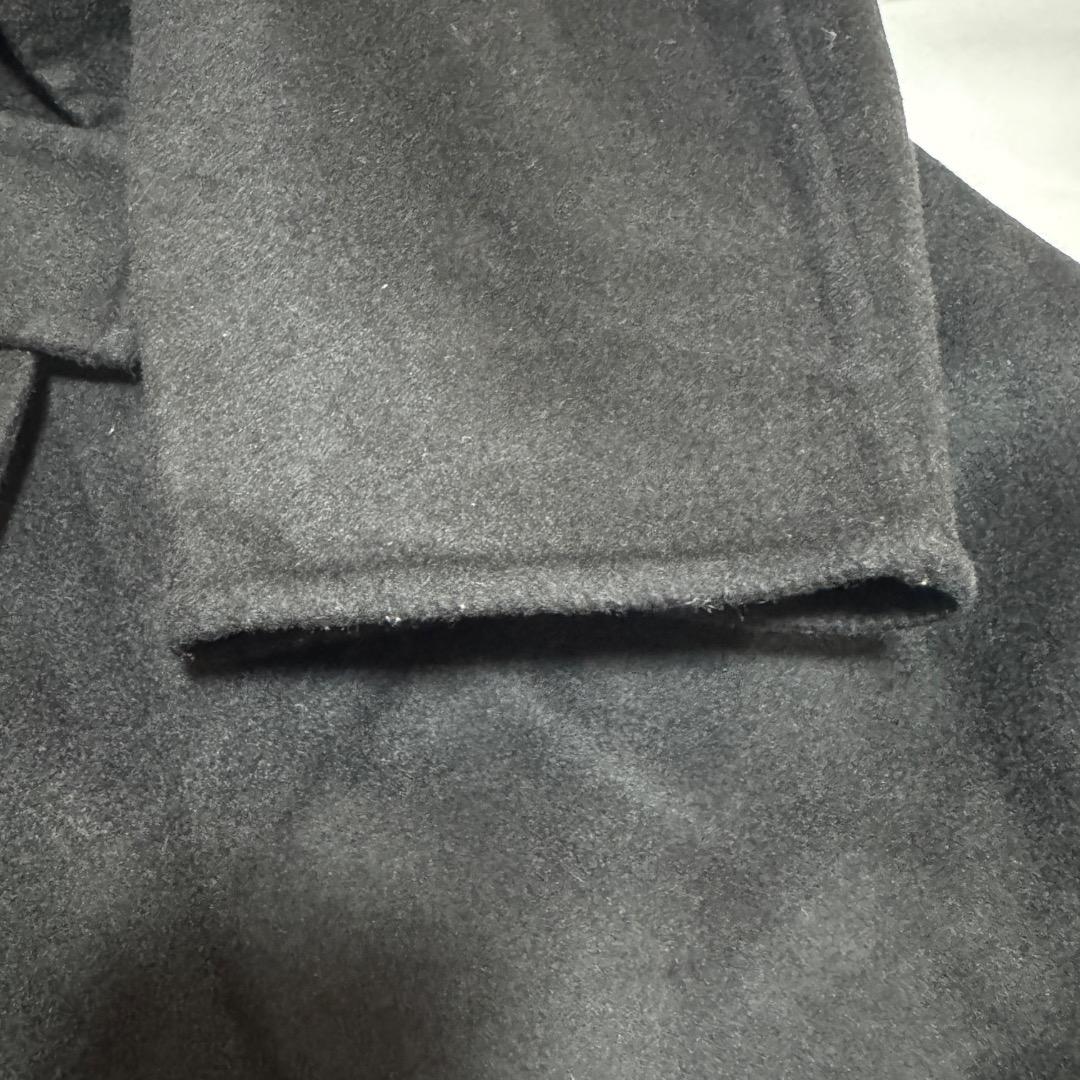 Uniqlo　＋J　カシミヤブレンド　ラップロングコート　ブラック　L