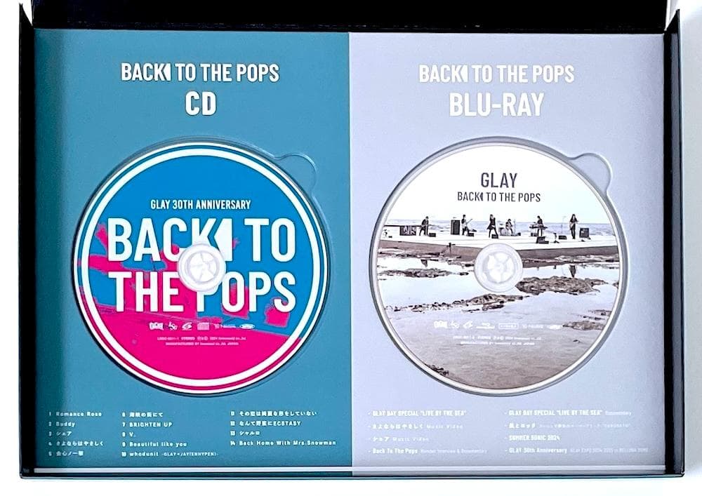 CD+BD GLAY BACK TO THE POPS G-DIRECT限定盤
