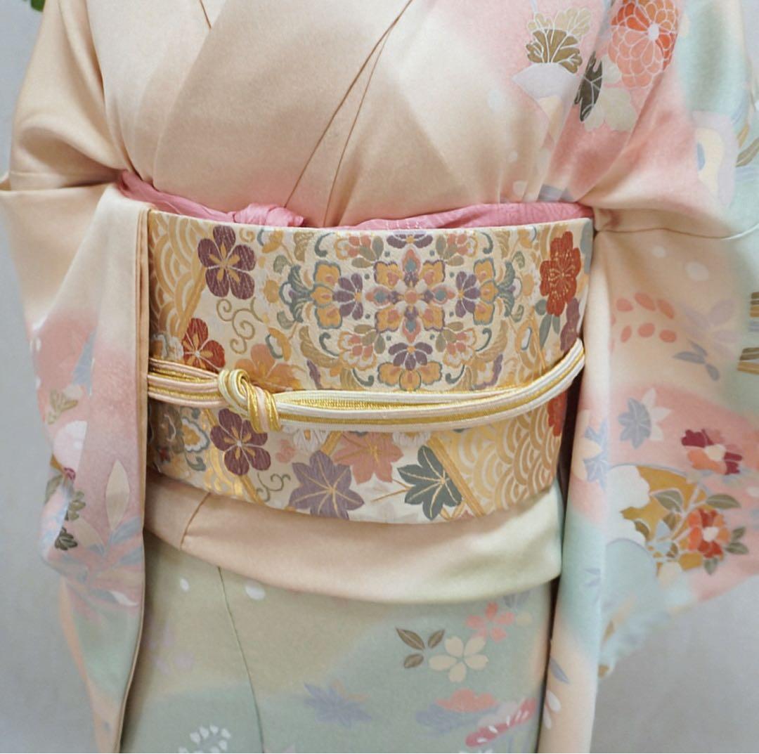 訪問着フルセット　290▪︎ 正絹　卒業式　入学式　お宮参り　七五三　披露宴