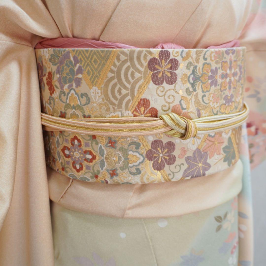 訪問着フルセット　290▪︎ 正絹　卒業式　入学式　お宮参り　七五三　披露宴