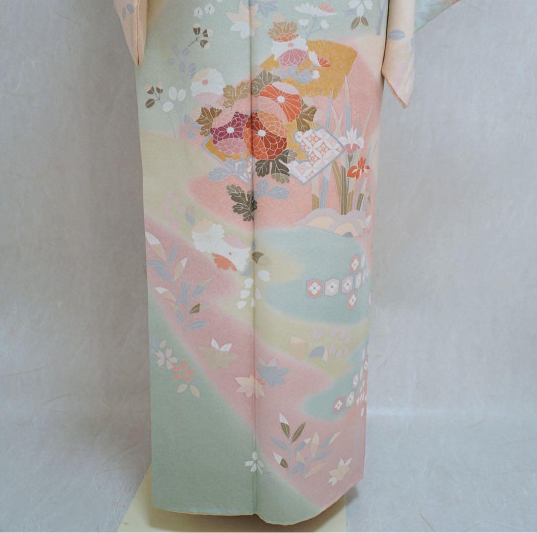 訪問着フルセット　290▪︎ 正絹　卒業式　入学式　お宮参り　七五三　披露宴
