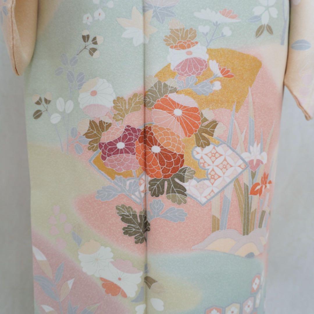 訪問着フルセット　290▪︎ 正絹　卒業式　入学式　お宮参り　七五三　披露宴