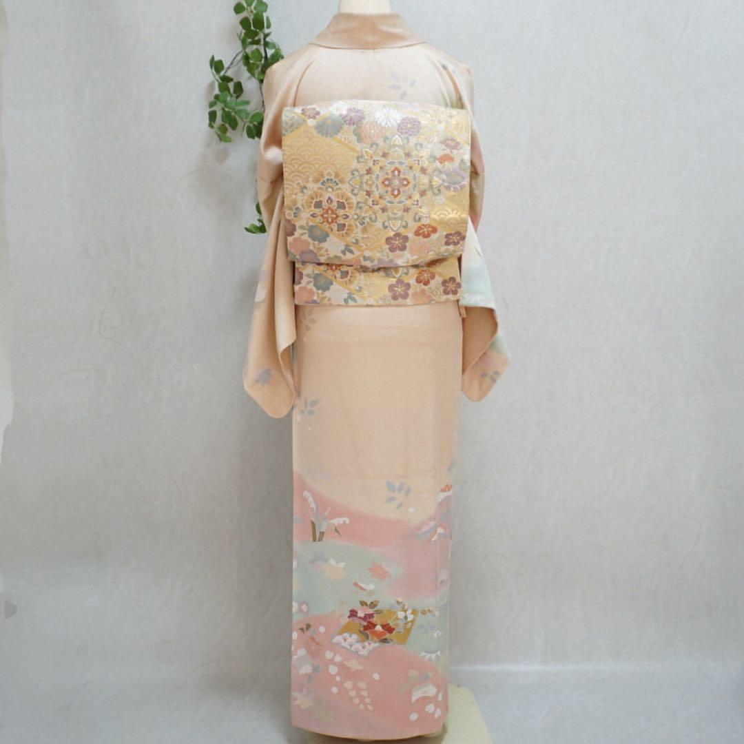 訪問着フルセット　290▪︎ 正絹　卒業式　入学式　お宮参り　七五三　披露宴