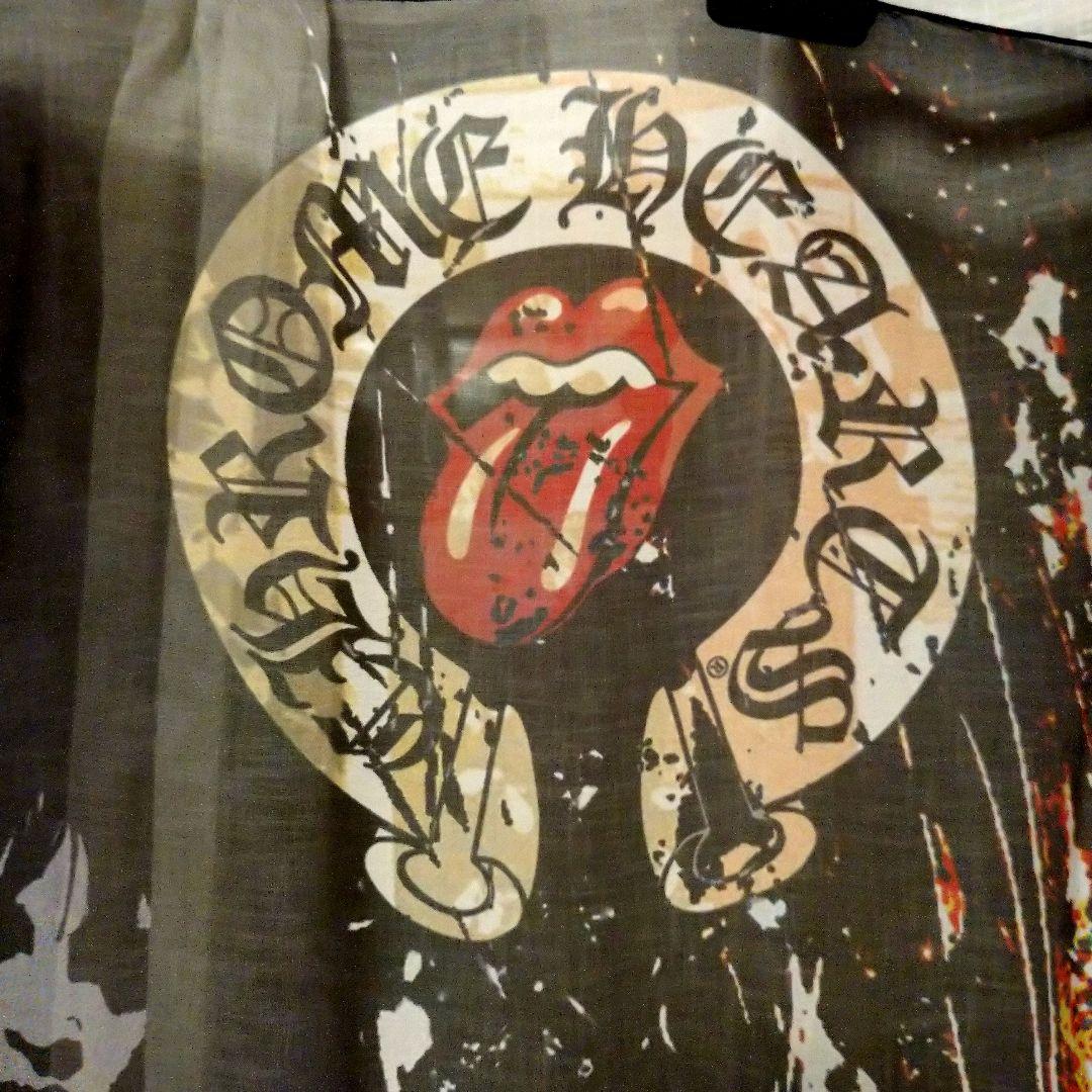 未使用 クロムハーツ ローリングストーンズ スカーフ ストール