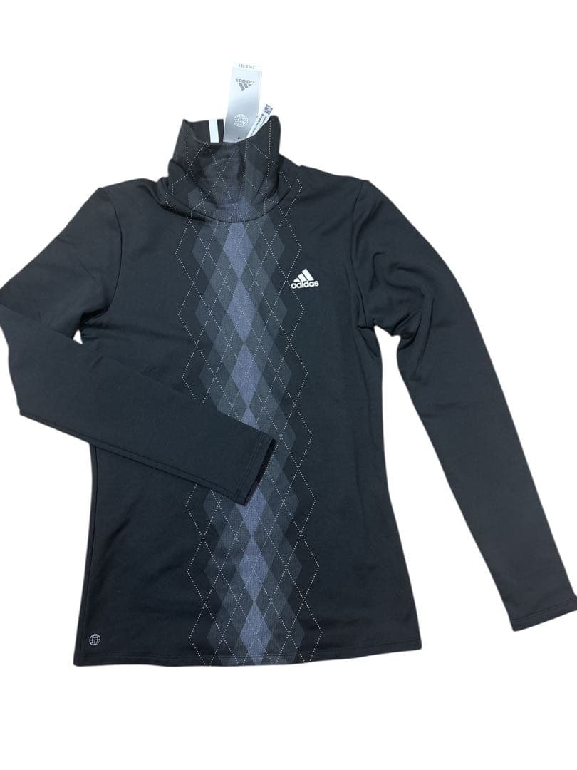 新品タグ付アディダスゴルフ モックネックシャツ＆スカート セットアップ S