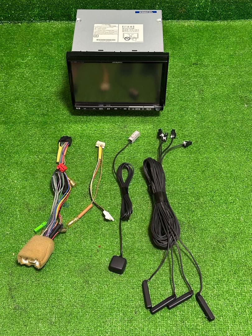 アルパインVIE-X066製フルセグ地デジ対応ナビ。2011年版地図データ搭載。