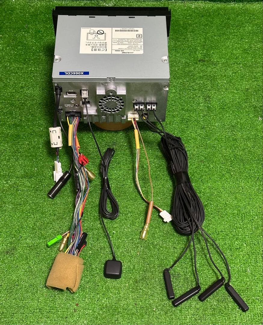 アルパインVIE-X066製フルセグ地デジ対応ナビ。2011年版地図データ搭載。