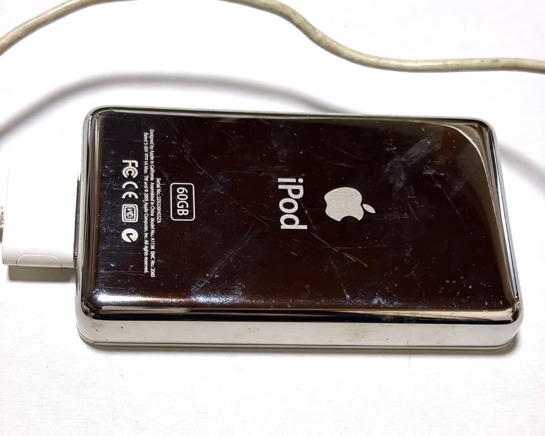 iPod classicの第5世代モデル　60GB