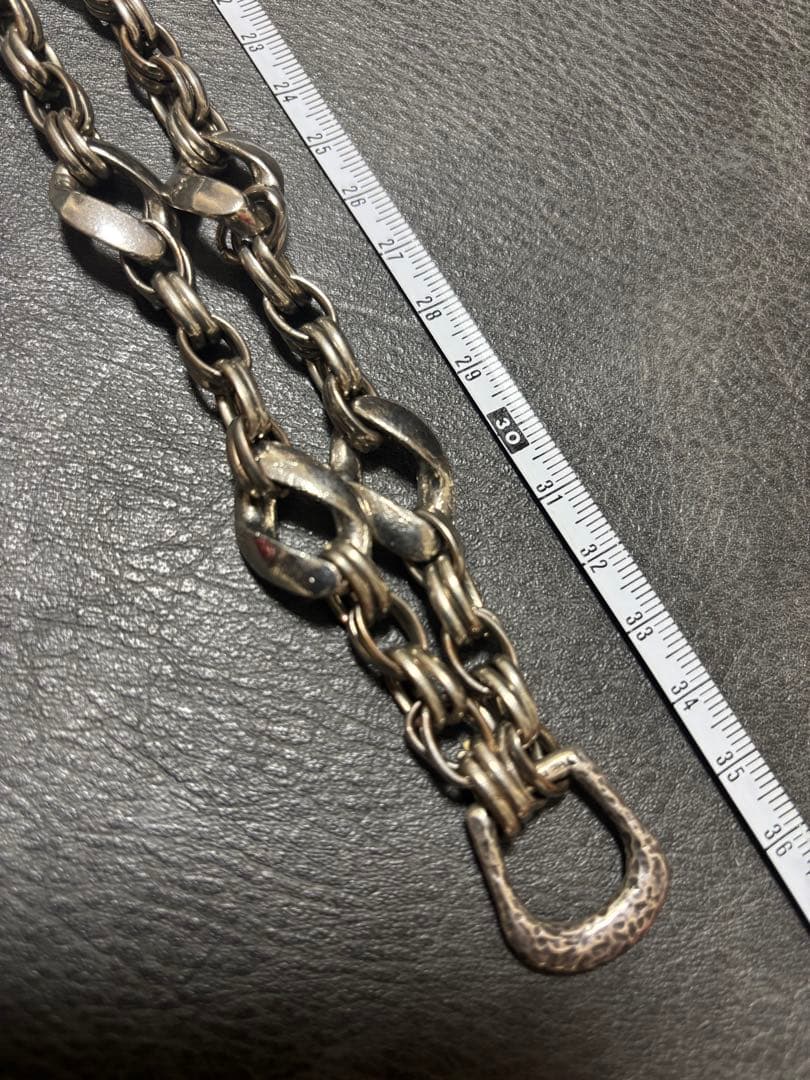 THE FLAT HAED フラットヘッド ウォレットチェーン silver