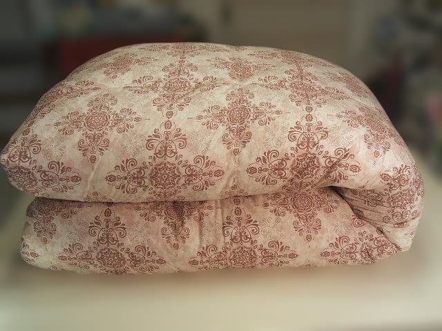 新品＊四つ星エクセル＊フランス９０％増量１，３キロ＊二層キルト高級羽毛布団ＳＰ