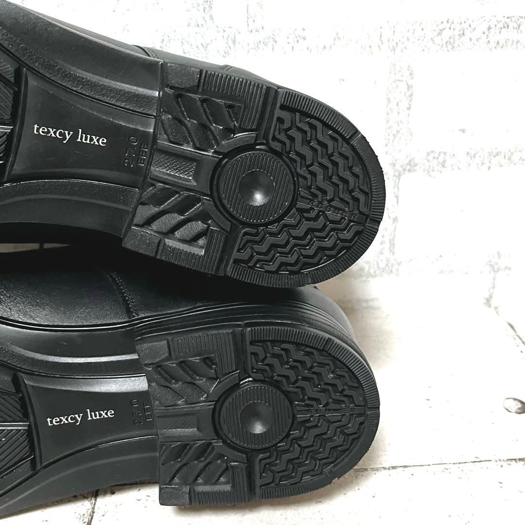 【テクシーリュクス】プレーントゥ ゴアテックス TU8001♡ブラック 27