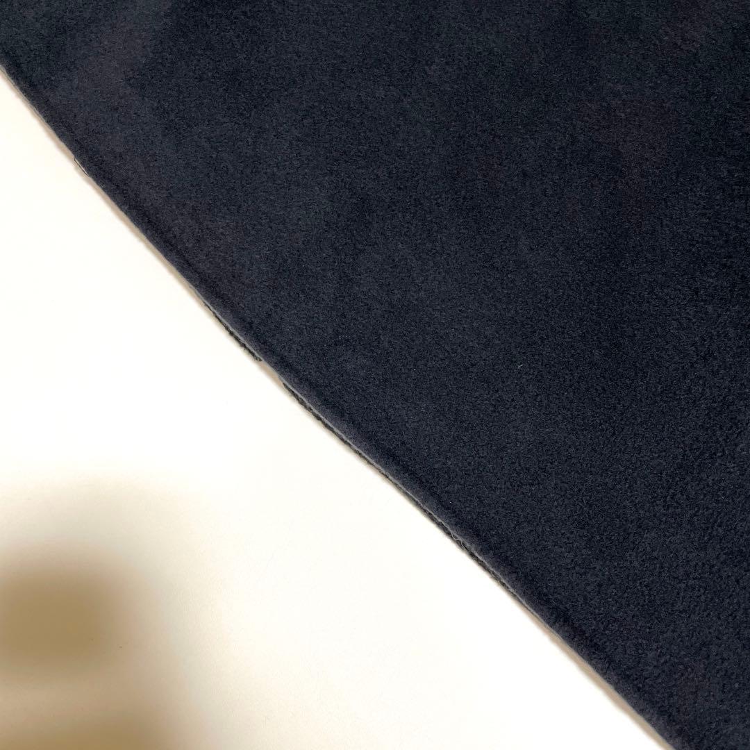 C*ん様 グレースコンチネンタル　リバー FOXポンチョ フード付 ウールコート