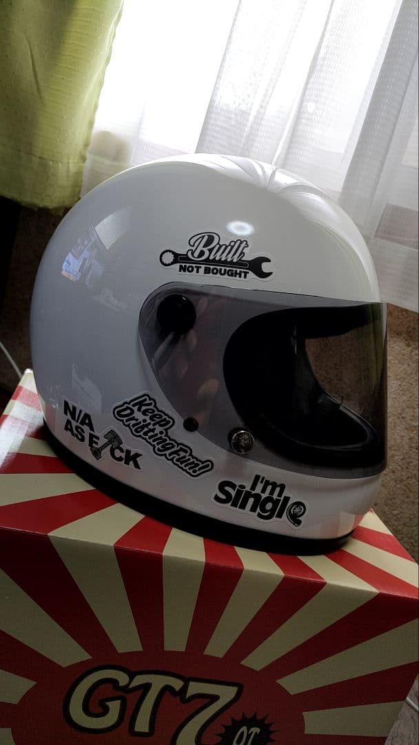 ネオ ライダース GT7 ヘルメット XL カスタム 族ヘル インカム付き