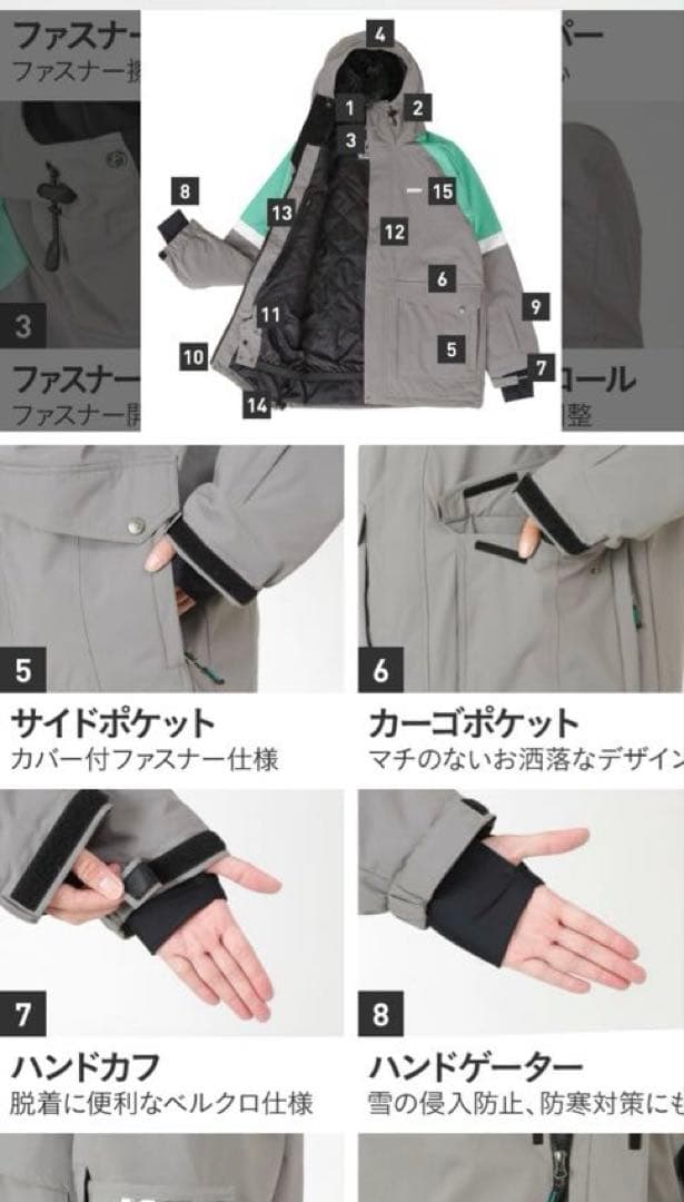 スノーボードウェア 上下セット　女性用 ゴアテックスグローブ付き　値下げしました