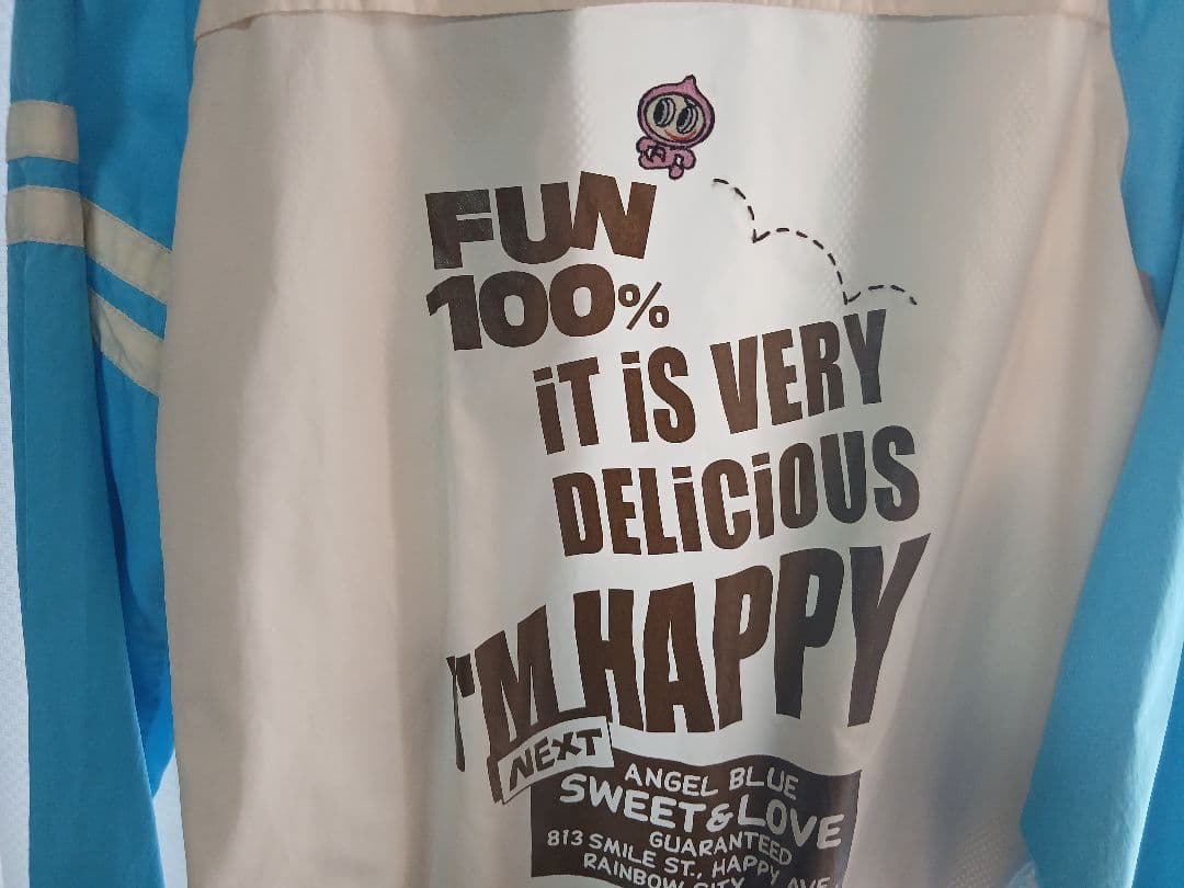 エンジェルブルー ナカムラくん パーカー ウインドブレーカー 140 レトロ