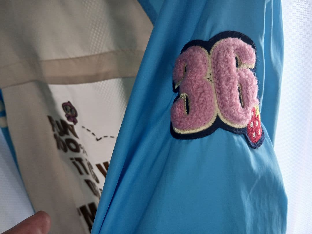 エンジェルブルー ナカムラくん パーカー ウインドブレーカー 140 レトロ