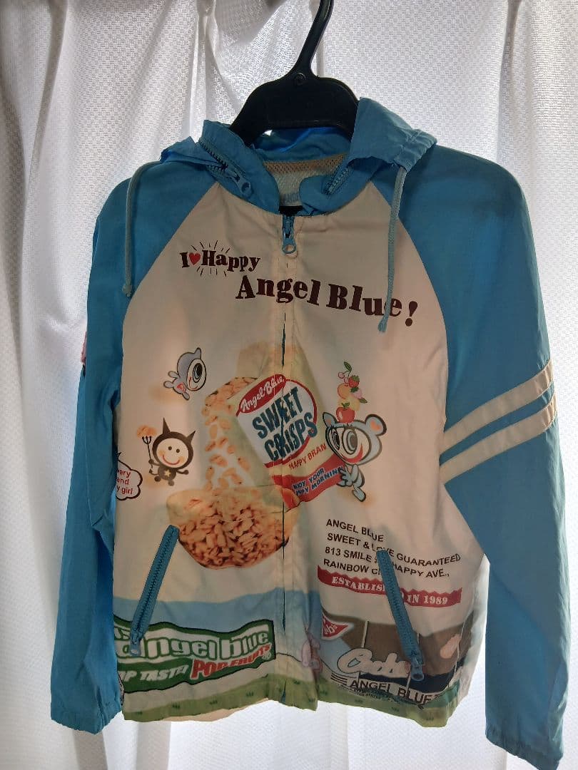エンジェルブルー ナカムラくん パーカー ウインドブレーカー 140 レトロ