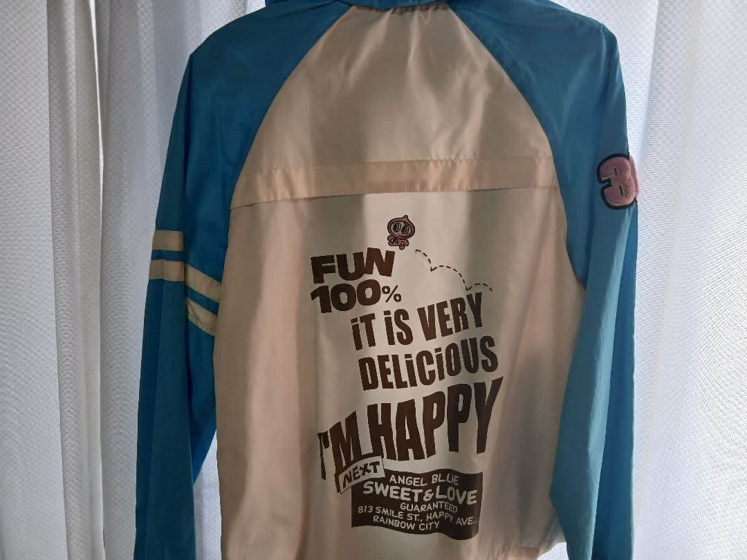 エンジェルブルー ナカムラくん パーカー ウインドブレーカー 140 レトロ