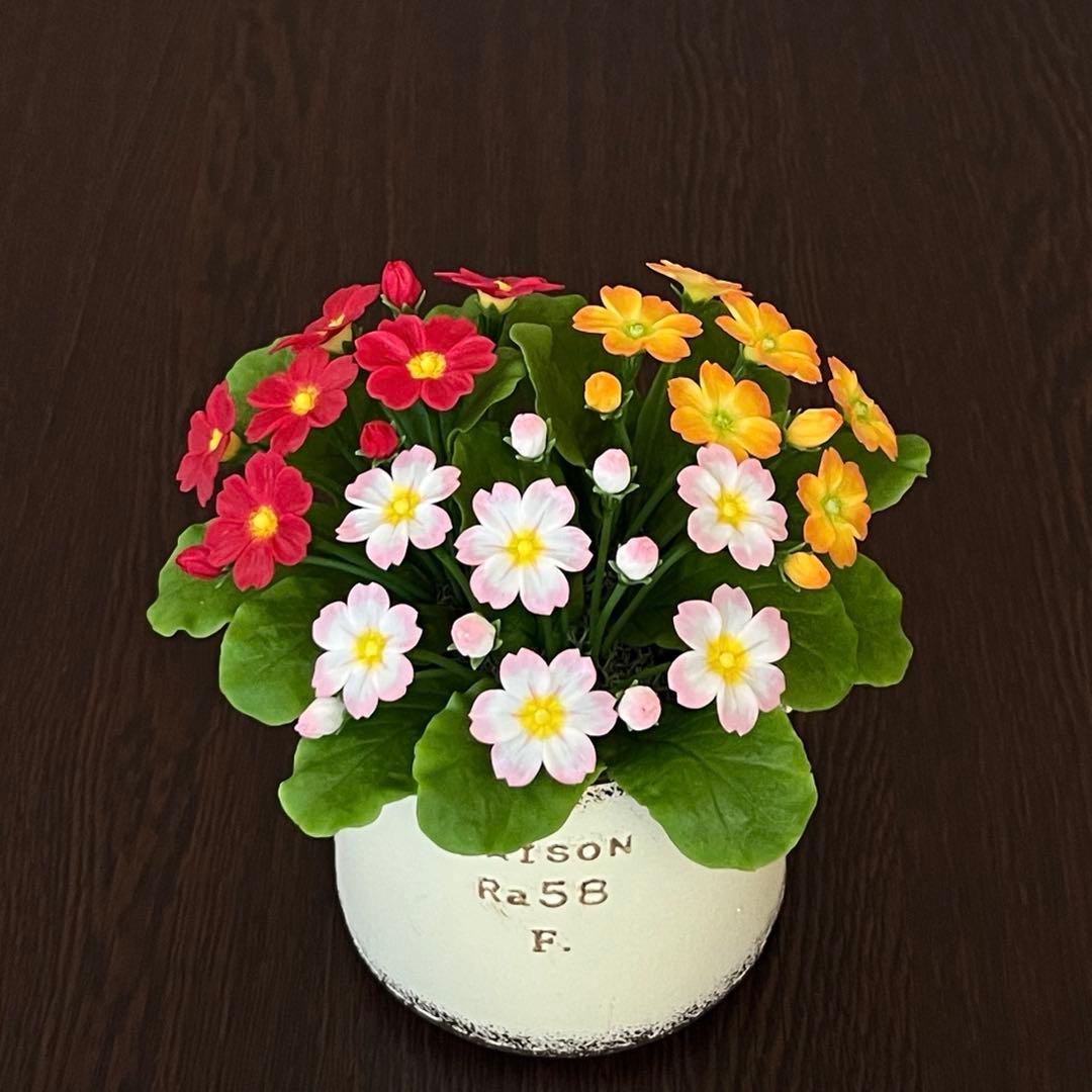 専用　ブライダルベール　プリムラジュリアン　れんげそう　すずらん　クレイフラワー