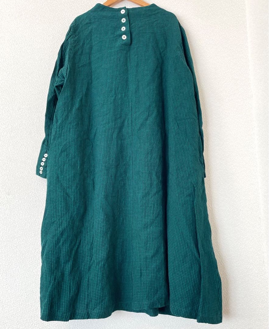 +2 プラスツー マークアンドプラス リネン ワンピース 日本製