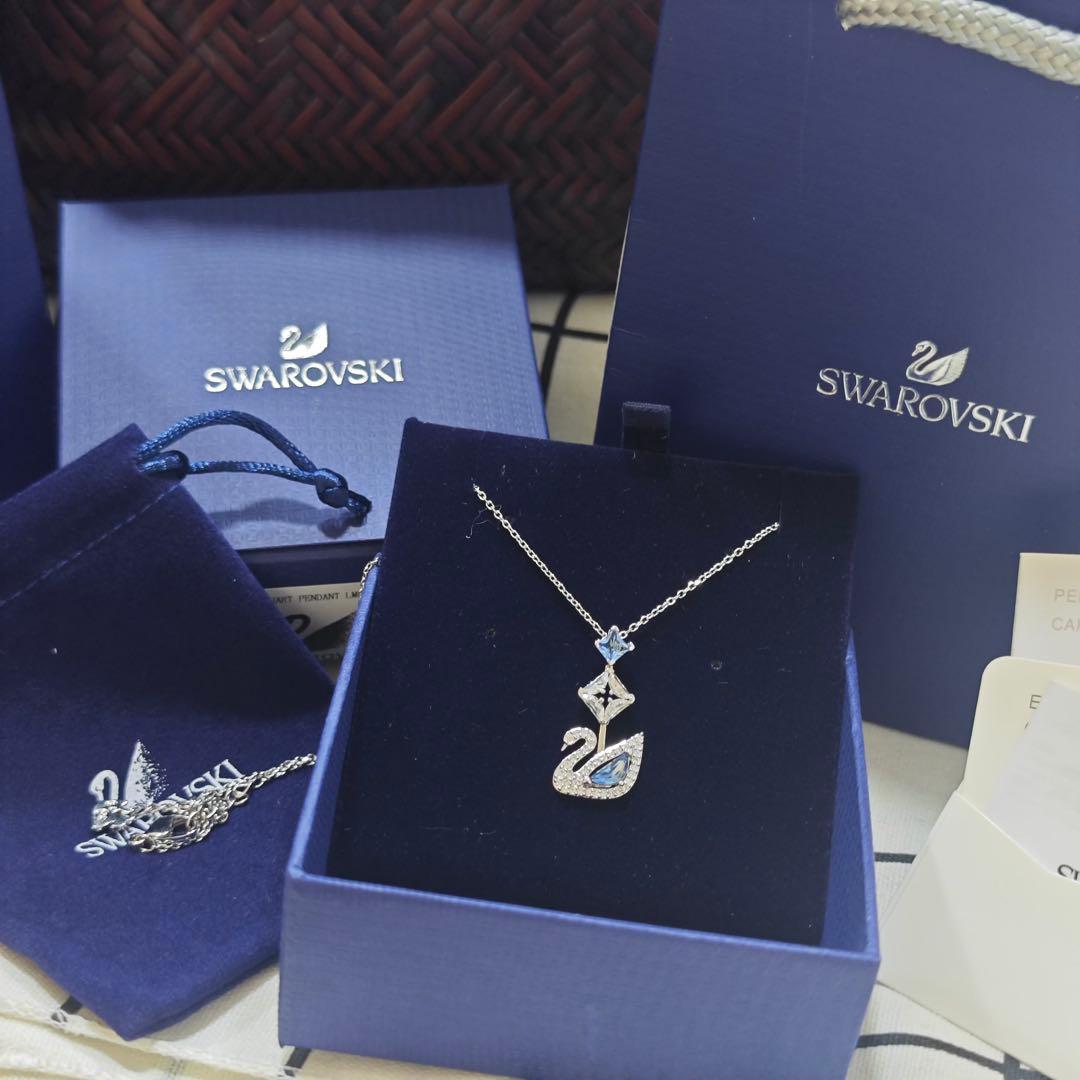スワロフスキー Swarovski Dancing Swan ネックレスs925