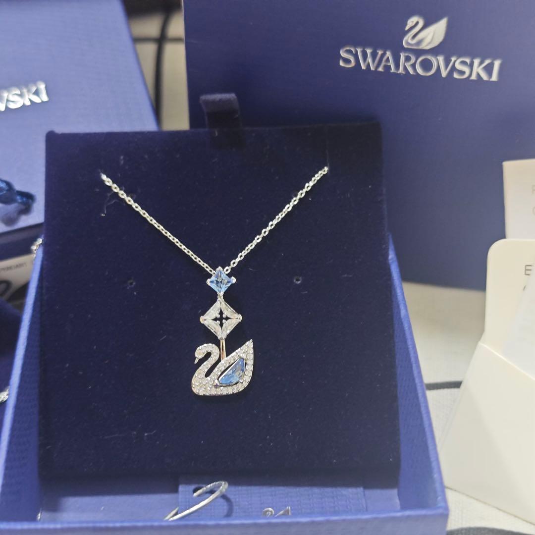 スワロフスキー Swarovski Dancing Swan ネックレスs925