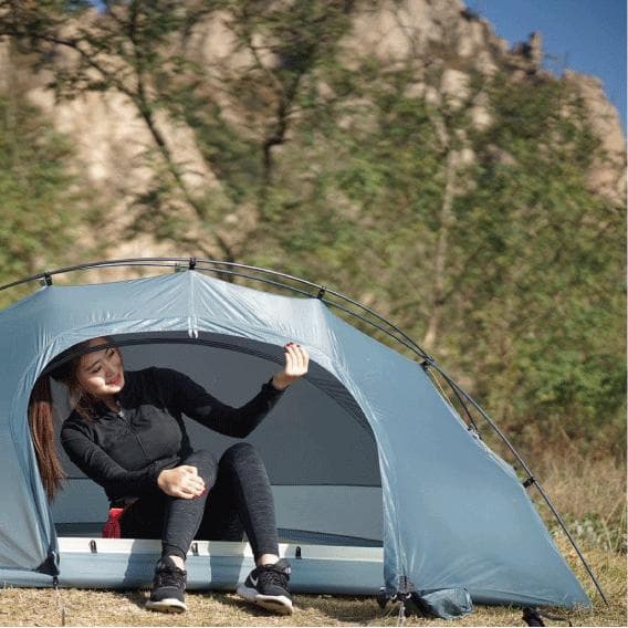 新品 未使用 プレテント ライトロック 1P 水色 FP付(おまけ)