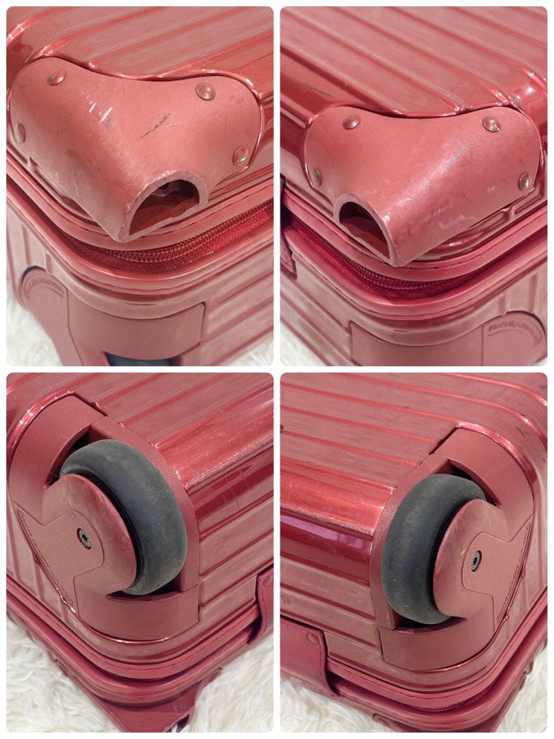 リモワ サルサデラックス キャリーケース 25L 2輪 機内持ち込み可 レッド