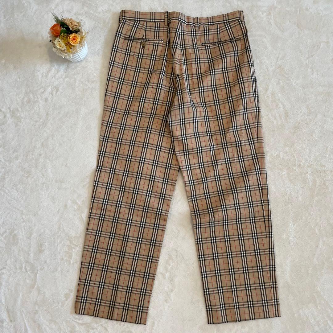 【美品】BURBERRY バーバリー　ノバチェック柄　パンツ　85cm 日本製