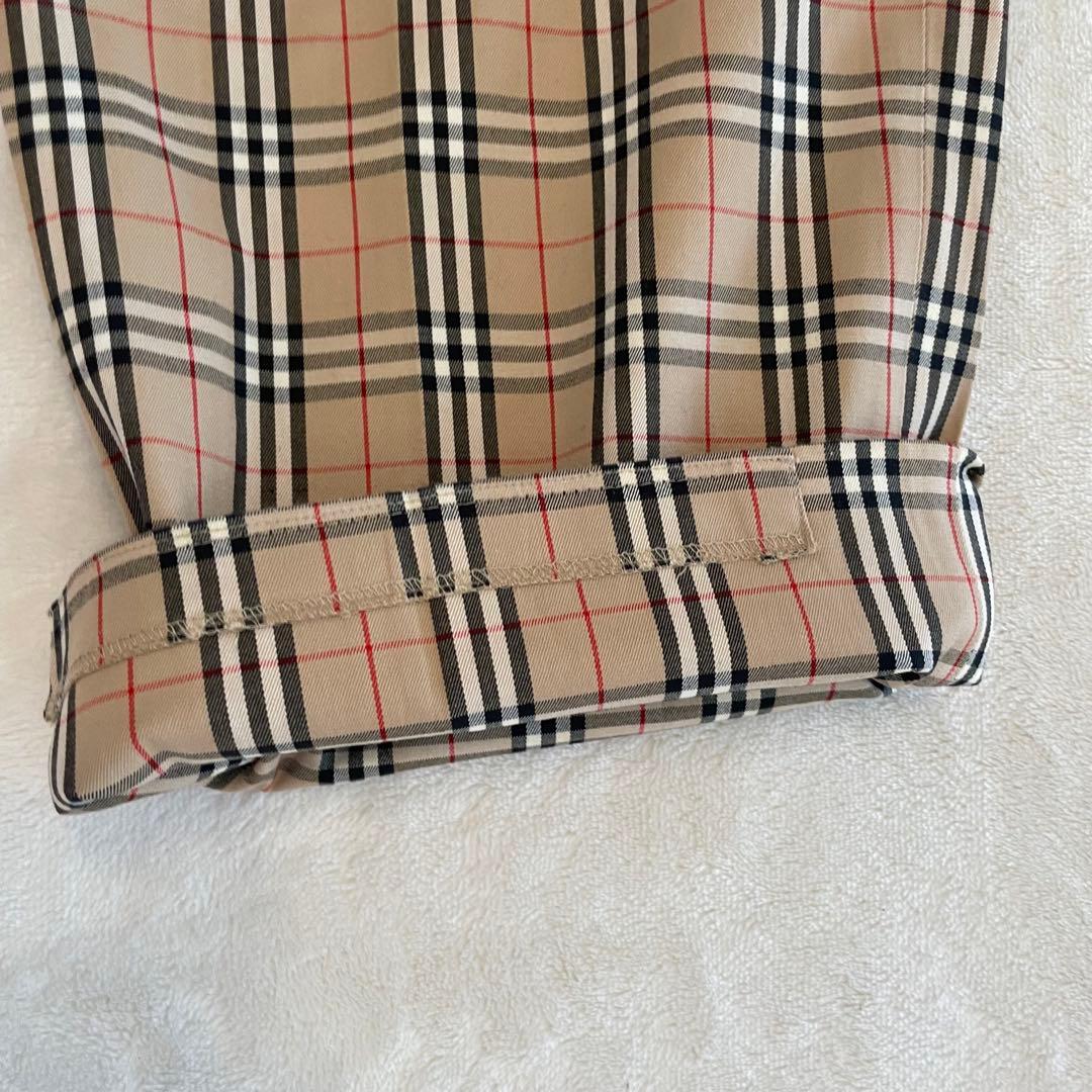【美品】BURBERRY バーバリー　ノバチェック柄　パンツ　85cm 日本製