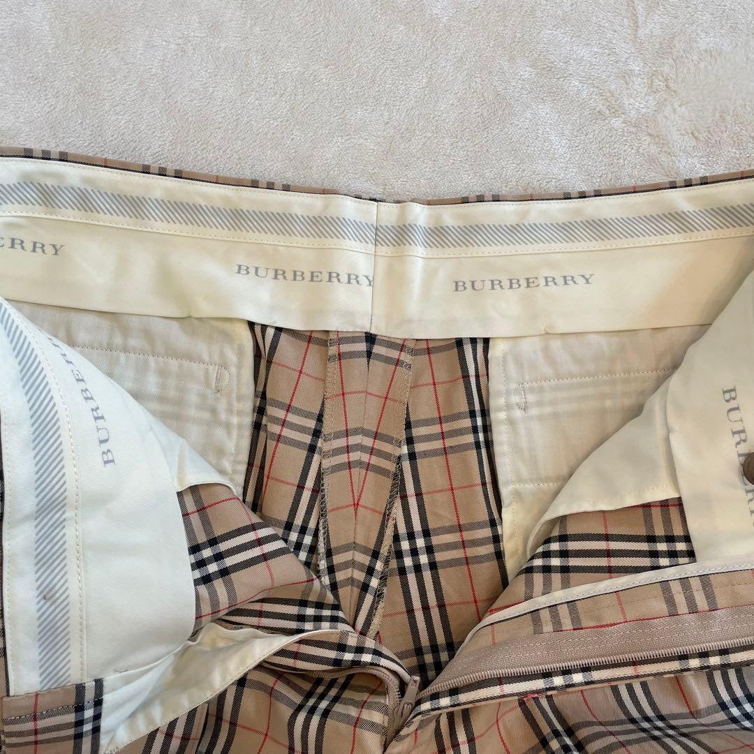 【美品】BURBERRY バーバリー　ノバチェック柄　パンツ　85cm 日本製