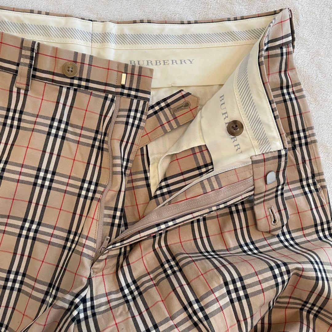 【美品】BURBERRY バーバリー　ノバチェック柄　パンツ　85cm 日本製