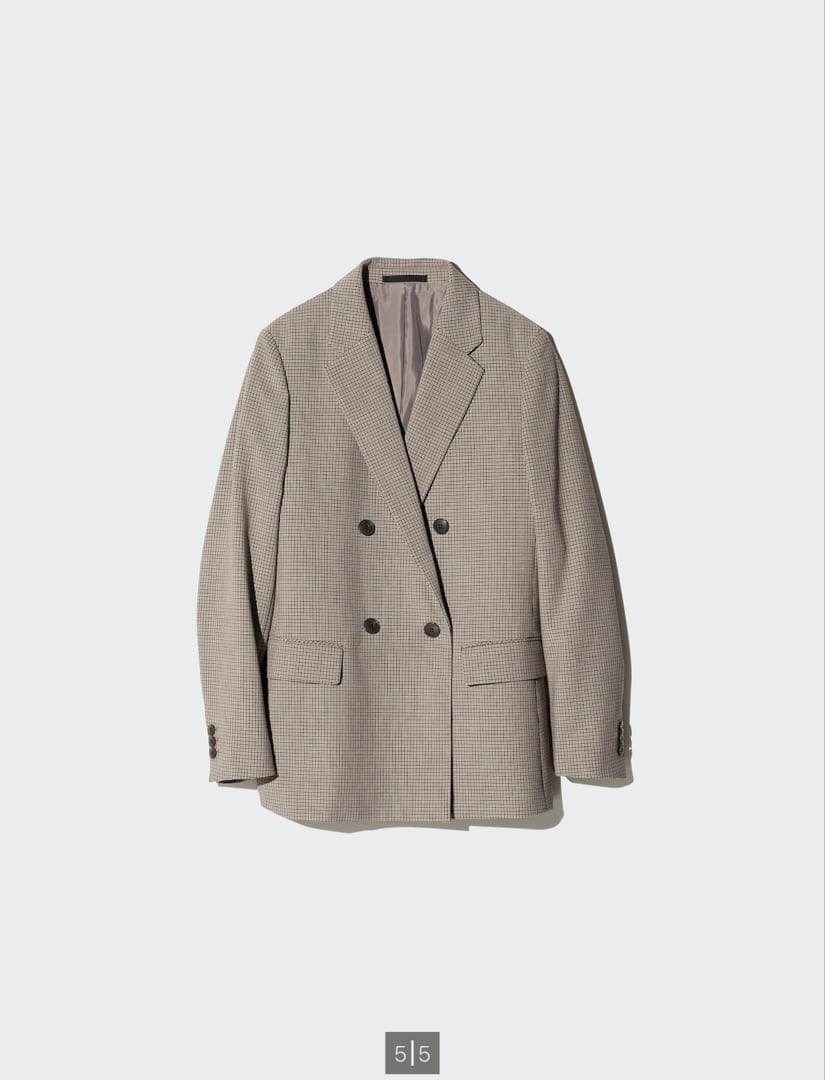 【新品未使用】UNIQLO ユニクロ ダブルジャケット S