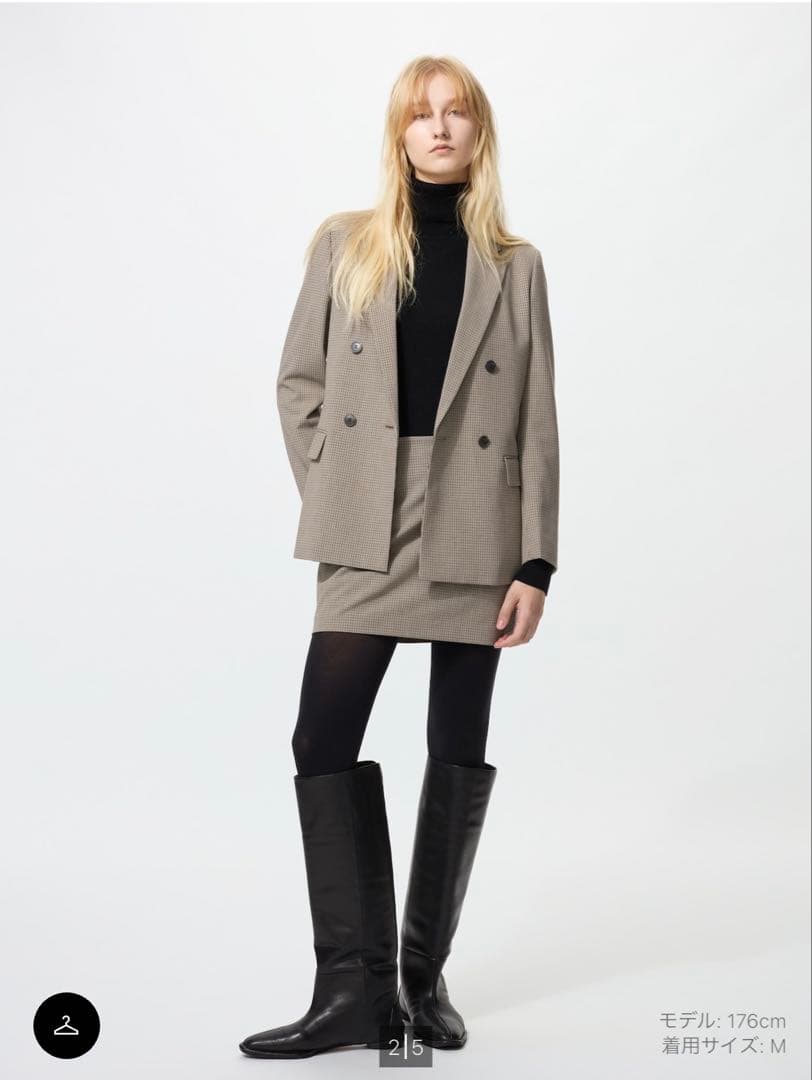 【新品未使用】UNIQLO ユニクロ ダブルジャケット S