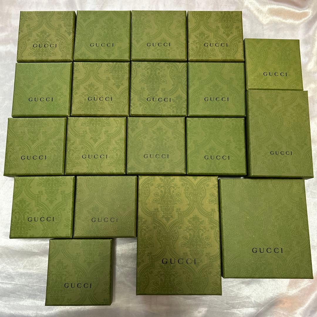 専用16点セットGUCCI グッチアクセサリー空箱グリーン緑