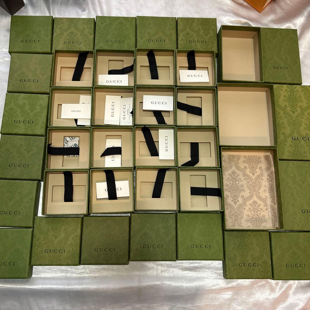 専用16点セットGUCCI グッチアクセサリー空箱グリーン緑