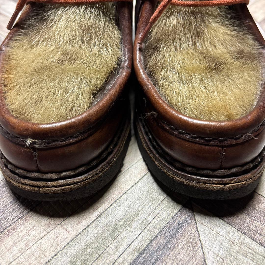 希少 Paraboot パラブーツ ミカエル フォック アザラシ 40 ブラウン